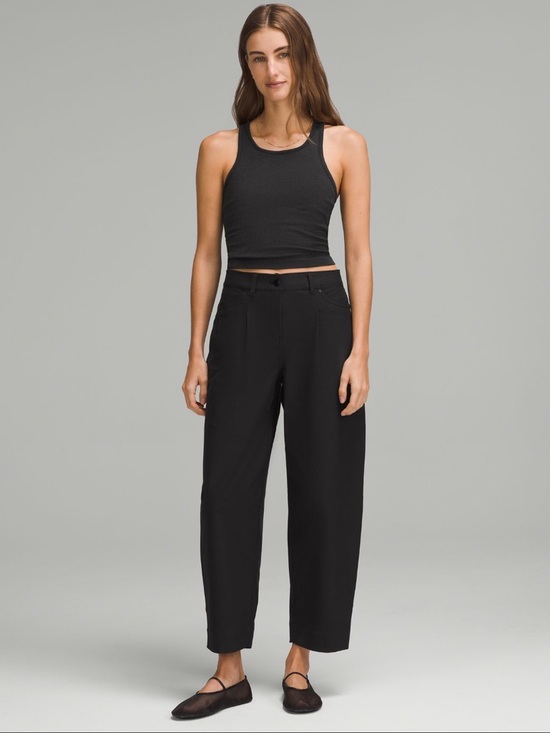 lululemon athletica Tops - Lululemon Ebb to Street Cropped Racerback Tank Top | Black